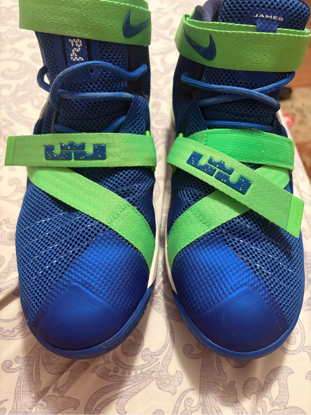 Nike LeBron 21 Blue Strapped Basketball Sneakers + A GIFT 🎁